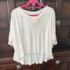 Cherish Cream Short Sleeve Women's Top